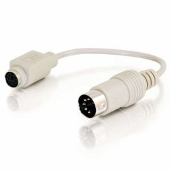 C2G 81499 PS/2-Kabel 0,15 m 6-p Mini-DIN Weiß, Beige (C2G 81499 PS/2 cable 0.15 m 6-p Mini-DIN White, Beige)