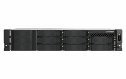 QNAP TS-855EU-8G NAS & Speicherserver Rack [2U] Intel Atom® C5125 8 GB DDR4 0 TB QuTS hero Schwarz (8-bay short depth rackmount NAS Intel Atom C5125 8C 2.8GHz 8GB RAM 2 x 2.5GbE 2 x M.2 2280 2 x P...