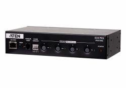 ATEN PE4104G Stromverteilereinheit [PDU] 4 AC-Ausgänge 1U Schwarz (ATEN NRGence PE4104G - Power control unit [rack-mountable / external] - AC 100-240 V - Ethernet 10/100 - output connectors: 4)