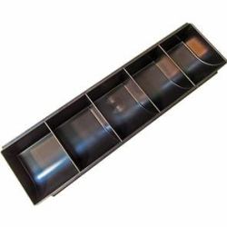 apg Solutions PK-15U-T5 Bargeldaufbewahrungsbox Kunststoff Schwarz (5 POCKET COIN TRAY FRO - ADJUSTABLE TILL)
