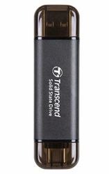 Transcend ESD310C Thunderbolt-Technologie 256 GB USB Typ-A auf USB Typ-C USB 3.2 Gen 2x2 Schwarz (256GB EXTERNAL SSD ESD310C USB - 10GBPS TYPE C/A)