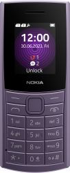 Nokia 110 4G [2023] 4,57 cm [1.8"] 94,5 g Violett Funktionstelefon (NOKIA 110 4G TA-1543DS PURPLE)