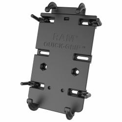 RAM Mounts Quick-Grip XL Large Phone Holder (QUICK-GRIP PHONE HOLDER FOR - LARGER DEVICES Quick-Grip XL - Large Phone Holder, Mobile phone/Smartphone, Passive holder, Car, Black)