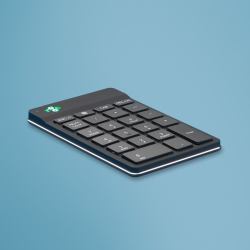 R-Go Tools Tastatur R-Go Numpad Break, ergonomischer Ziffernblock mit Pausensoftware, bluetooth, ...