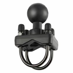 RAM Mounts RAM-235-1U parte e accessorio per supporti (Rail base, 2 x U-bolt, C-size - Double U-Bolt Ball Base for - 1.25" - 1.5" Rails - Warranty: 300M)