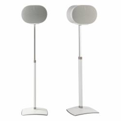 SANUS Height-Adjustable Speaker Stands for Sonos Era 300TM [Pair] (SANUS Floor Stand Adjustable for Sonos)