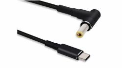 Microconnect USBC-DC-5A-12V Kabeladapter 5.5 x 2.5 mm Schwarz (USB-C to DC 5,5*2,5mm 12V 5A, - 1,2m - Warranty: 60M)