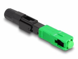 DeLOCK LWL Schnellverbinder SC Simplex Stecker APC feldkonfektionierbar (Delock LWL Schnellverbinder SC Simplex Stecker APC feldkonfektionierbar)