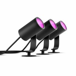 Philips Hue White and Color ambiance Spot extérieur Lily (Philips Hue Lily Spike - Base kit)