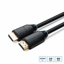 Microconnect MC-HDM19197.5V2.1 HDMI-Kabel 7,5 m HDMI Typ A [Standard] Schwarz (HDMI Cable 8K, 7,5m - Supports 2.1 8K@60Hz, - 4K@120Hz Gold Plated connectors, Copper - Warranty: 300M)