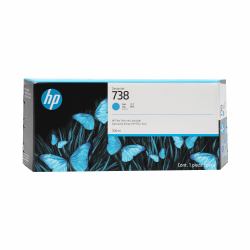 HP 738 300-ml Cyan DesignJet Ink Cartridge (738 300-ml Cyan DesignJet Ink Cartridge)