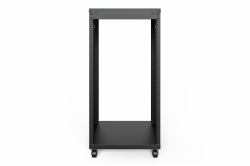 Digitus Universal 19-Inch Equipment Rack with Castors, 21U (19 RACK MIT CASTORS 21HE BLACK - 1000X507X460MM TAPPED HOLES)