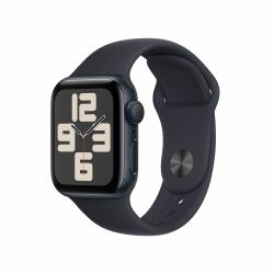 Apple Watch SE GPS 40mm Midnight Aluminium Case w/ Midnight Sport Band - S/M (^WATCH SE 40 MI AL MI SB SM GPS)
