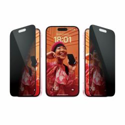 PanzerGlass Privacy Pellicola in Vetro Temperato iPhone 15 | Ultra-Wide Fit con applicatore incluso (UWF PRIVACY WA - IPHONE 15)