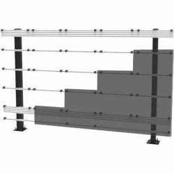 Peerless DS-LEDKBD-ICON-138 support d’écrans de murs vidéos (DS-LEDKBD-ICON-138 - Kitted+ Bolt Down for Absen 138" AIO)