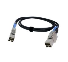 QNAP CAB-PCIE10M-8644-4X Serial Attached SCSI [SAS]-Kabel 1 m Schwarz (QNAP CAB-PCIE10M-8644-4X Serial Attached SCSI [SAS] cable 1 m Black)
