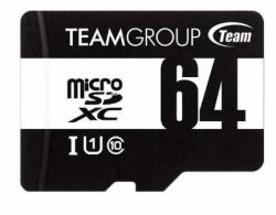 Team Group TUSDX64GCL10U03 memory card 64 GB MicroSDXC UHS-I Class 10 (Team 64GB Micro SDXC UHS-1 Class 10 Flash Card with Adapter)