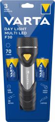 Varta Day Light Multi LED F30 Noir, Argent, Jaune Lampe torche (Day Light Multi Led F30 - Black, Silver, Yellow Hand - Flashlight - Warranty: 12M)