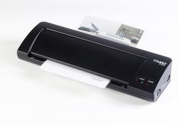 Dahle 70103 Kalt-/Warmlaminator 250 mm/min Schwarz (Dahle 70103 A3 Laminator with 2 Heated silicone Rollers)