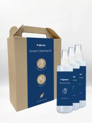 Prowise Screen Cleaning Kit | Natural formula | 3x240ml Tafelreinigung trockene Tücher & Flüssigkeit (Prowise Cleaning Kit for Screen, Panel)