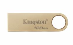 Kingston Technology DataTraveler 128GB 220MB/s Metall-USB-Stick 3.2 Gen 1 SE9 G3 (128GB SE9 G3 PEN USBA 3.2 GOLD CASE)