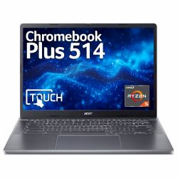 Acer Chromebook CBPLUS CBE574-1T R5-7520C 8GB/256GB AMD Ryzen™ 5 35,6 cm [14"] Touchscreen WUXGA LPDDR5x-SDRAM SSD Wi-Fi 6E [802.11ax] ChromeOS Anthrazit, Grau (CBPLUS R5-7520C 8GB/256GB CHR)