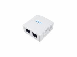 Equip 2-Port Cat.6A Aufputzdose (2-Port Cat.6A Surface Mount - Box - Warranty: 12M)