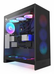 NZXT H7 Flow RGB Midi Tower Noir (NZXT H7 FLOW RGB MID TOWER CASE BLACK)