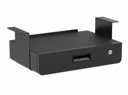 Multibrackets M Under Desk Drawer Lockable Black with Shelf (Multibrackets M Under Desk Drawer Lockable Black with Shelf)