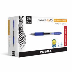 Zebra Pen SARASA dry X20 Retractable gel pen Black 36 pc[s] (Zebra SARASA Gel Retractable Rollerball 0.7mm Pen Blue Ink Pack 36)