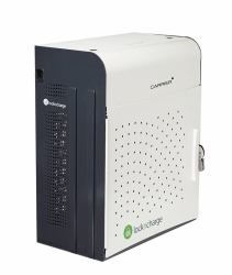 LocknCharge Carrier 15 Portable device management cabinet Grey, White (Carrier 15 Charging Station - UK)