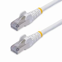 StarTech.com NLWH-10M-CAT8-PATCH Netzwerkkabel Weiß S/FTP [S-STP] (CAT8 ETHERNET CABLE WHITE - 25G/40G S/FTP LSZH 100W POE)