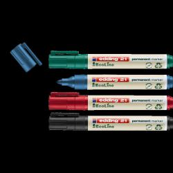 edding 21-4 S EcoLine permanent marker Pack of 4