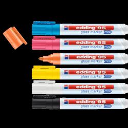 edding 95 Glass marker Pack of 6