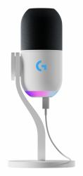 Logitech G Yeti GX Black, White Table microphone (YETIGX DYNAMRGB G MIC LIGHTSYNC - OFF WHITE - EMEA28-935)