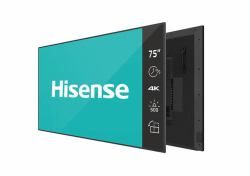 Hisense 75DM66D Signage-Display 190,5 cm [75"] LED WLAN 500 cd/m² 4K Ultra HD Schwarz Eingebauter Prozessor Android 11 24/7 (Hisense DM Series 75' 4K Digital Signage Display)