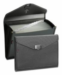 Snopake Zeon Expanding Organiser (Snopake Zeon Organiser 13 part A4 Charcoal- 1 Organiser)