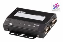 ATEN SN3402P Serien-Server RS-232/422/485 (ATEN SN3402P - Device server - with PoE - 2 ports - RS-232, RS-422, RS-485, 100Mb LAN - desktop / wall / DIN rail mountable)
