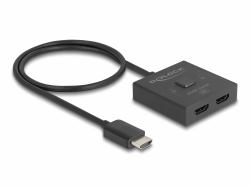 DeLOCK HDMI Switch 2 a 1 bidirezionale da 8K (Delock HDMI Switch 2 to 1 bidirectiona)