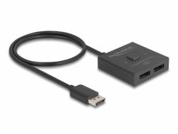DeLOCK DisplayPort Switch 2 a 1 bidireccional 8K (Delock - video splitter/kontakt - 8K,)