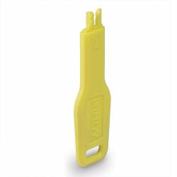 Lindy 47899 Schnittstellenblockierung Türblockierschlüssel RJ-45 Gelb Acrylnitril-Butadien-Styrol [ABS] (RJ45 PORT BLOCKER KEY YELLOW - )