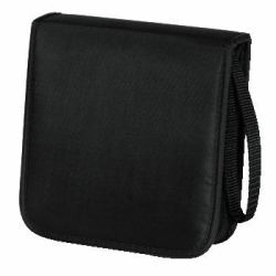 Hama CD Wallet Nylon 20, black 20 discs (CD/DVD/BLU-RAY WALLET 20 BLACK)