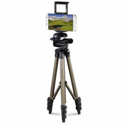 Hama 00004619 Stativ Smartphone/Tablet 3 Bein[e] Champagner (TRIPOD FOR SMARTPHONE/TABLET 106 3D)