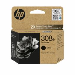HP Cartuccia di inchiostro nero originale EvoMore 308e (OEM HP 7FP22UE/308E Printhead cartridge black high capacity Evomore for HP Envy 6100)