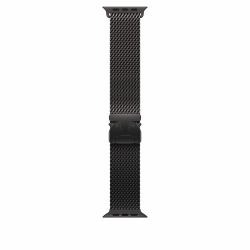 Apple 49mm Black Titanium Milanese Loop - Small (-APPLE WATCH 49 BLACK TML S)