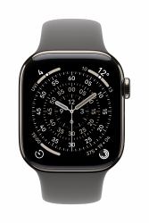 Apple MXLH3ZM/A accessoire intelligent à porter sur soi Bande Gris Fluoroélastomère (*APPLE WATCH 42 STONE GRAY SB M/L)