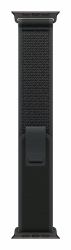 Apple 49mm Black Trail Loop - M/L - Black Titanium Finish (-APPLE WATCH 49 BLACK BLACK TI TL M/)