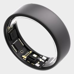 Ultrahuman Ring Air- Size-14- Matt Grey (Ring Air Matt Grey Size 14)