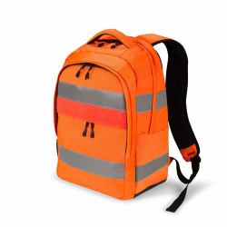 DICOTA HI-VIS - V2 - Notebook-Rucksack - 39.6 cm [15.6"] - orange