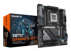 GIGABYTE X870 GAMING X WIFI7 Motherboard - Supports AMD Ryzen 9000 CPUs, 16+2+2 phases VRM, up to 8000MHz DDR5 [OC], 1xPCIe 5.0 + 2xPCIe 4.0, Wi-Fi 7, 2.5GbE LAN, USB 4 (Gigabyte X870 GAMING X WIFI...